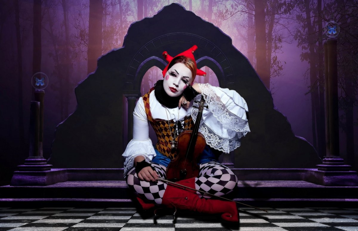 Король арлекинов арт