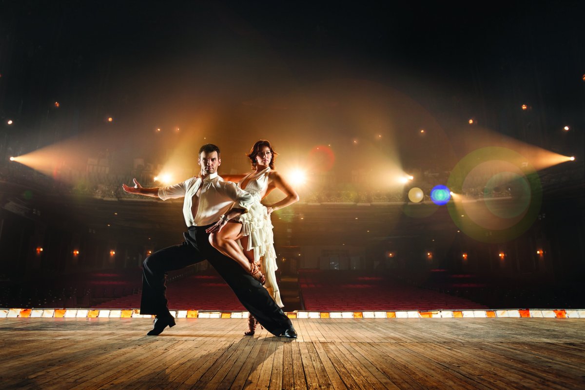 Креативный фон танцы