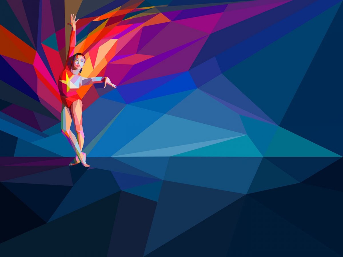 Современные танцы вектор