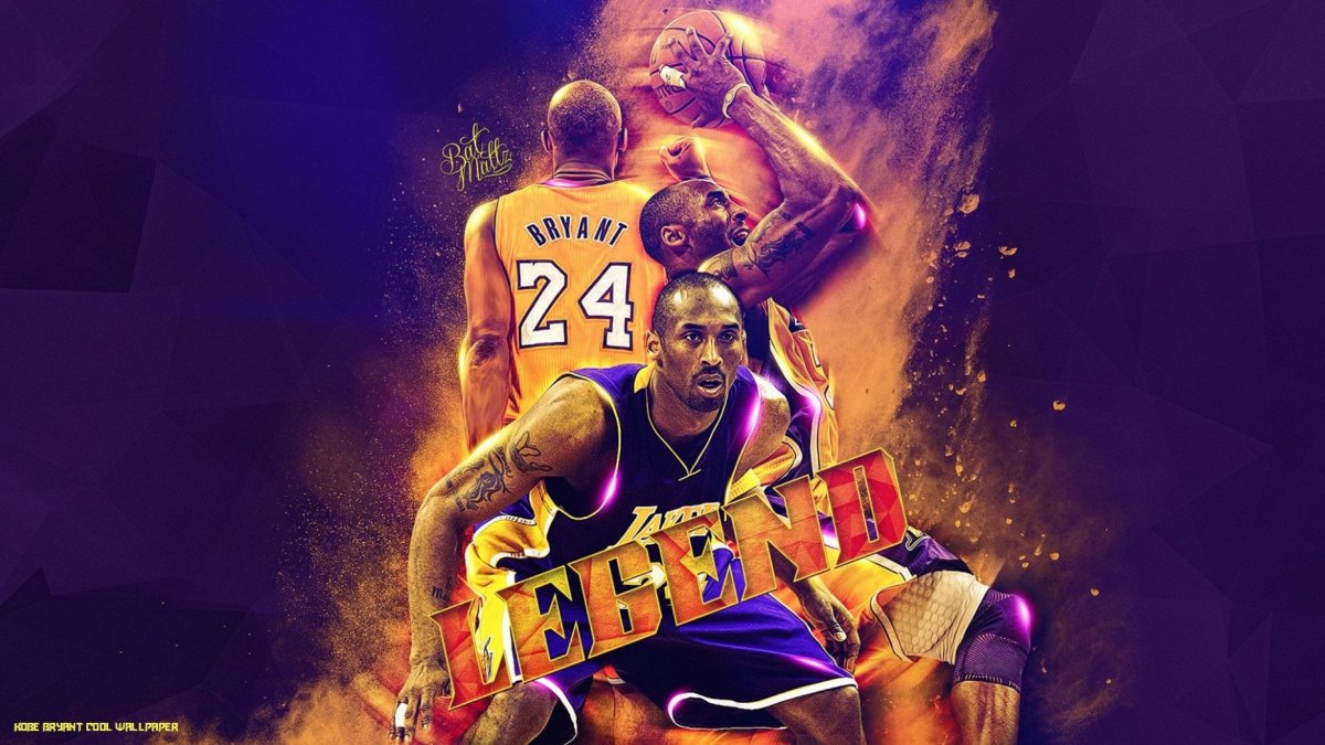 Коби Брайант арт обои на телефон