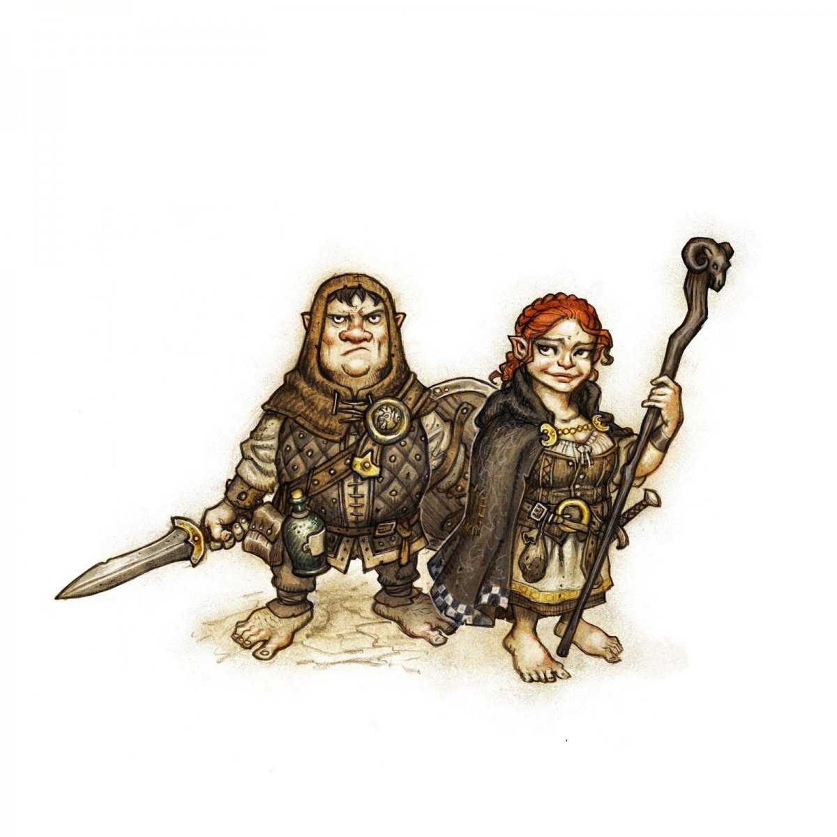 Полурослик друид