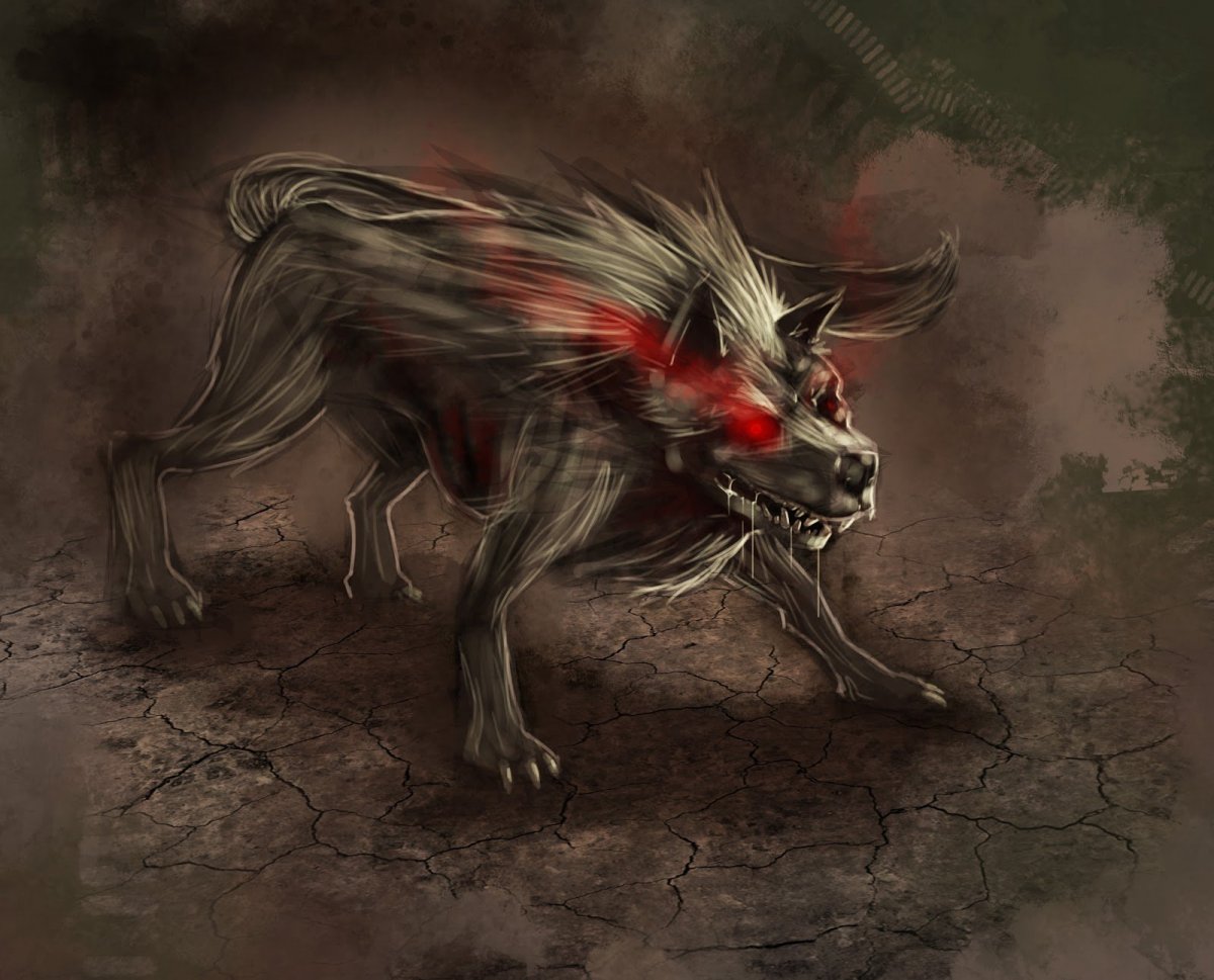 Адская гончая арт