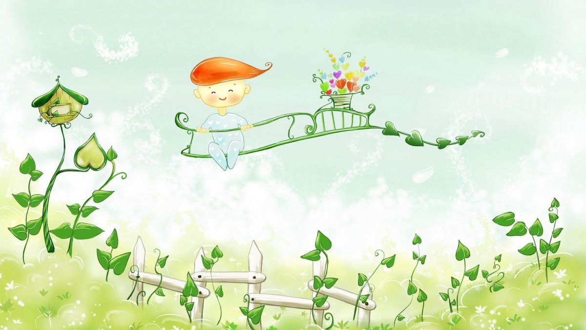 Яркий детский фон