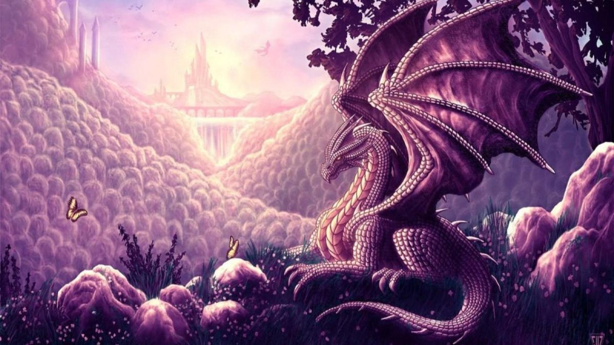 Японский дракон арт