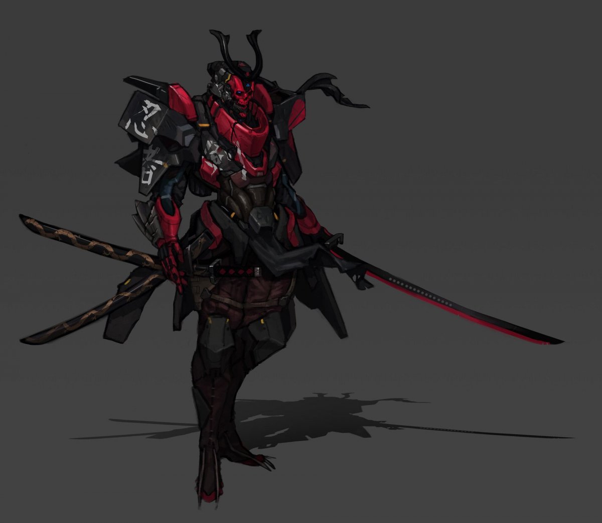 Робот самурай арт