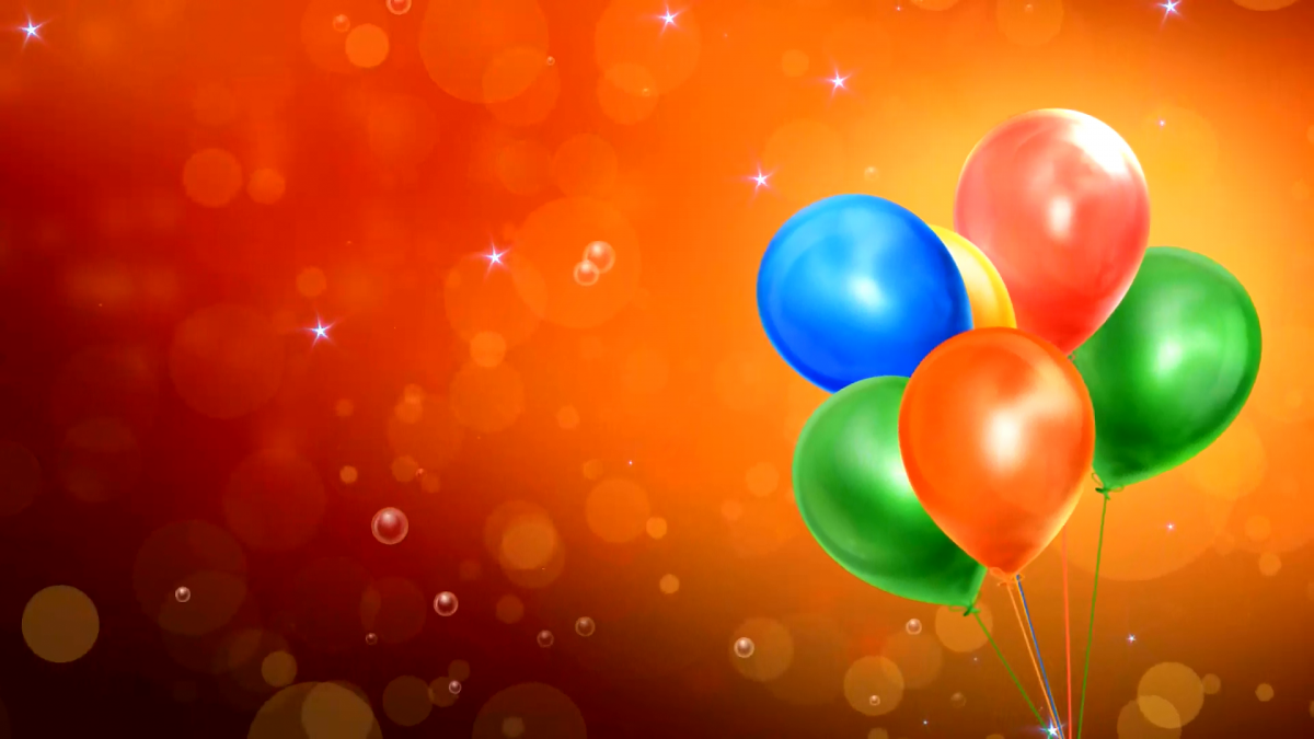 Фотообои с воздушными шарами
