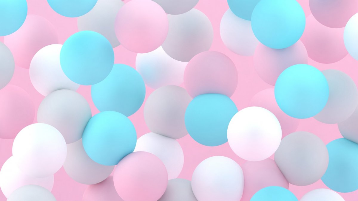 Воздушные шары в небе