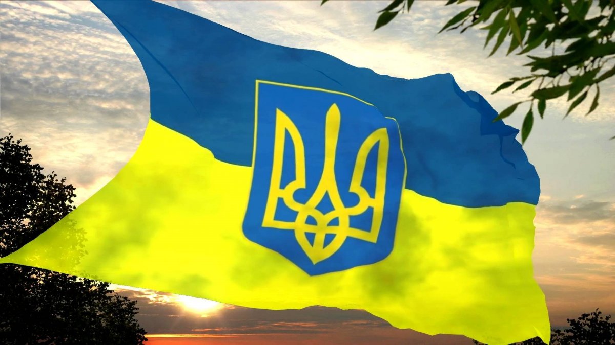 Обои заставка герб украины