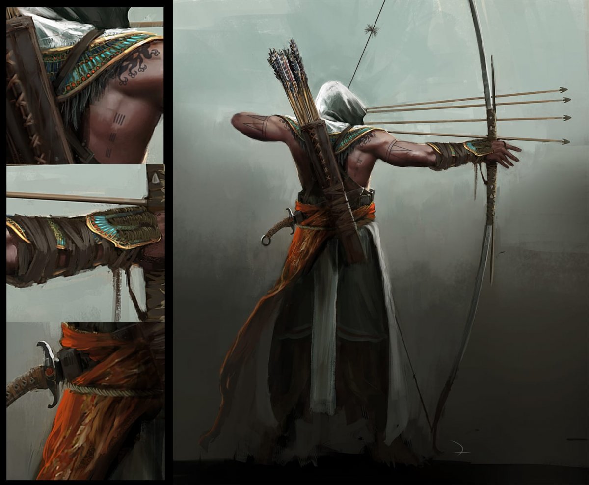 Лучник фэнтези арт