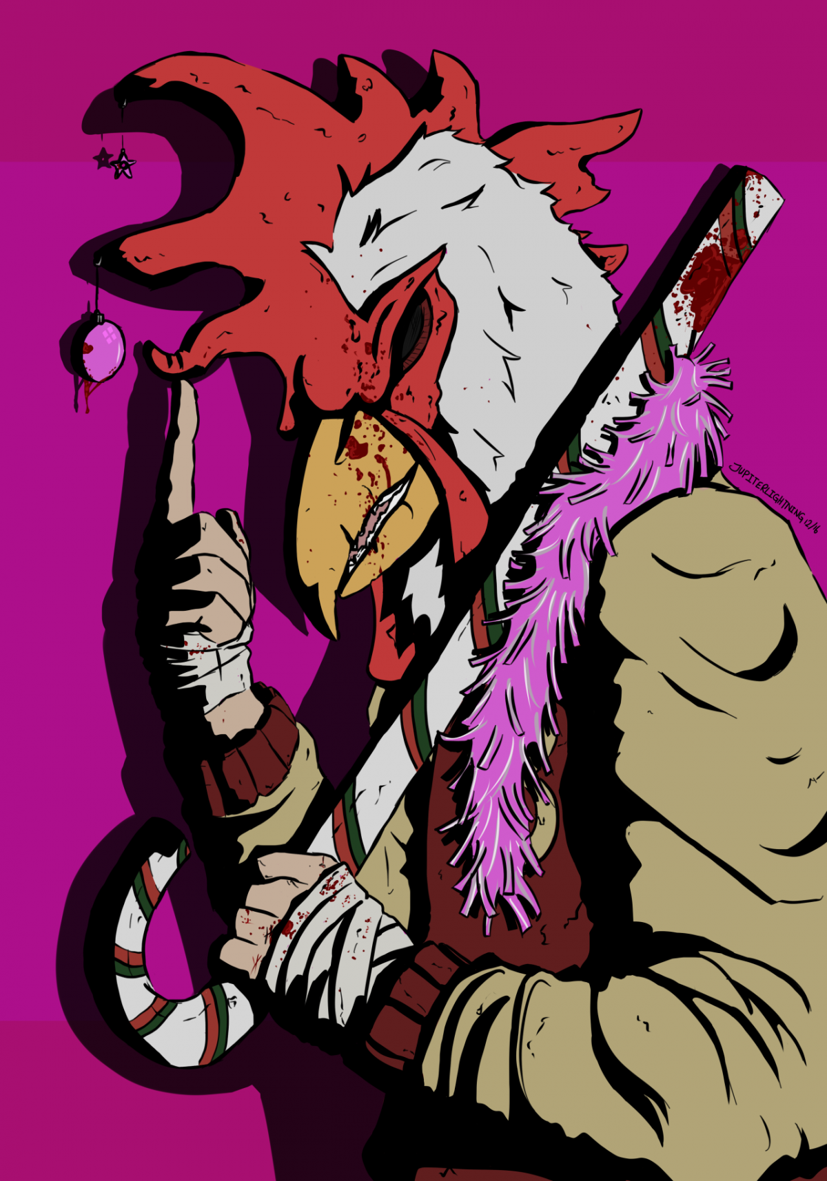 Хотлайн Майами Постер