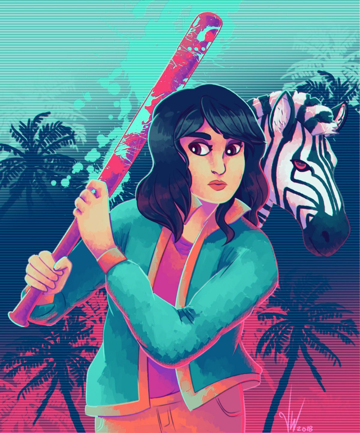 Хотлайн Майами арты Тони