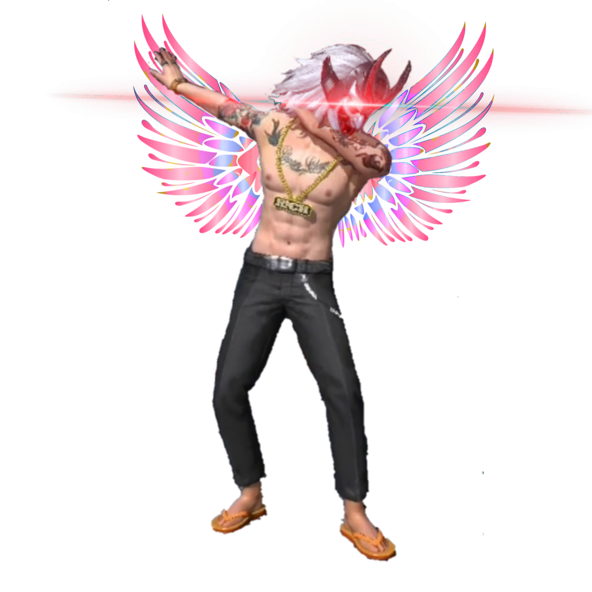 Персонаж фри фаер с крыльями