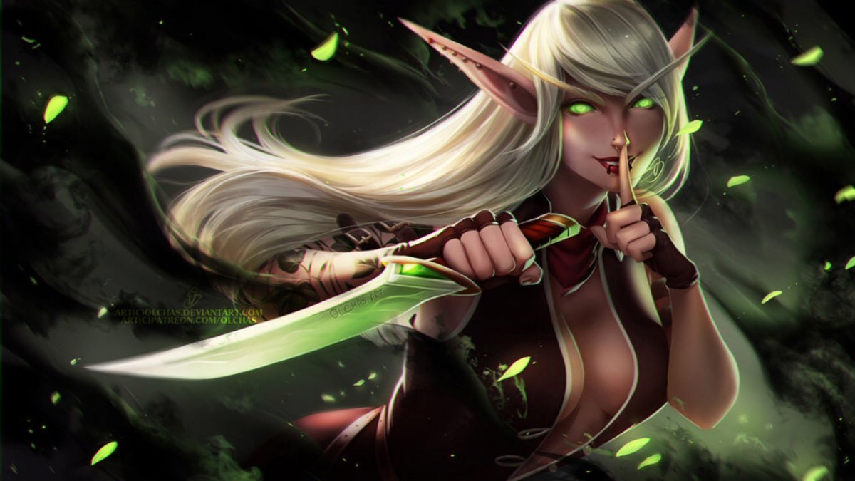 Rogue wow Эльф крови