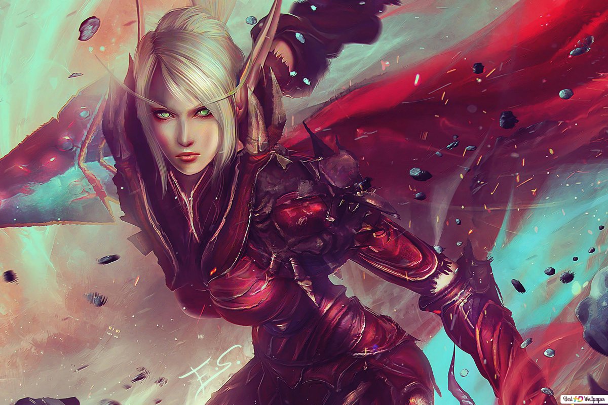 Варкрафт эльфы крови арт