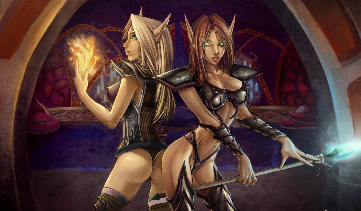 Варкрафт эльфы крови девушки