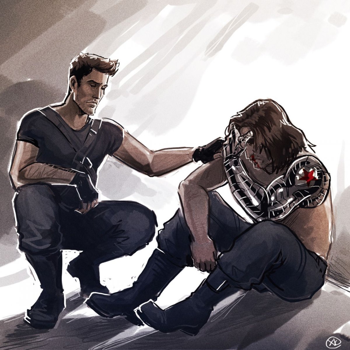 Брок Рамлоу и зимний солдат