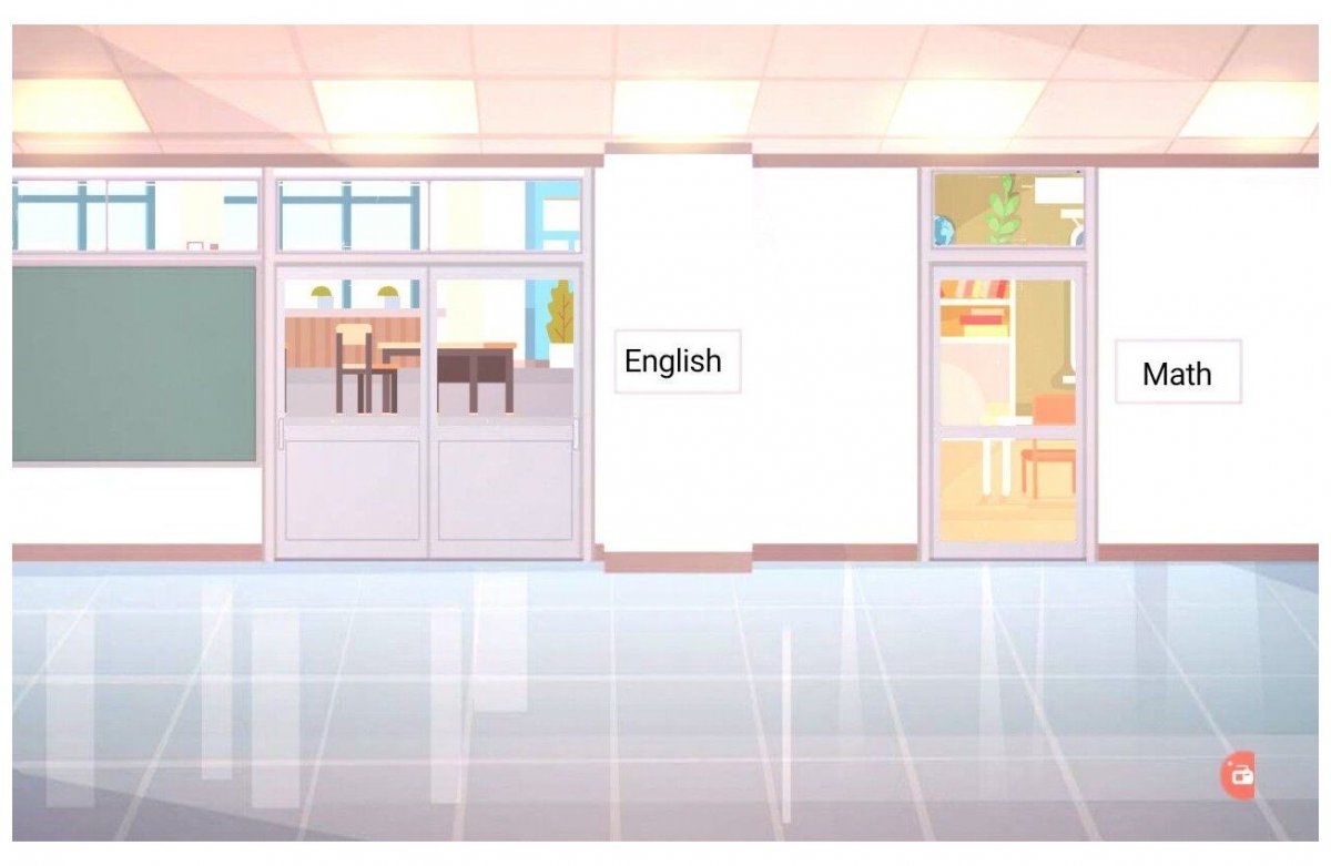 Фон коридора школы для гача лайф