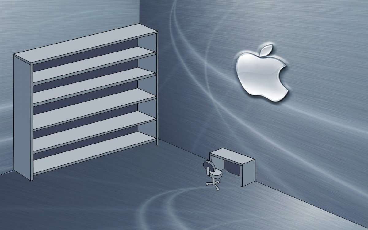 Стена с полками