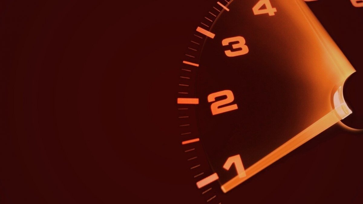 Анимированный спидометр