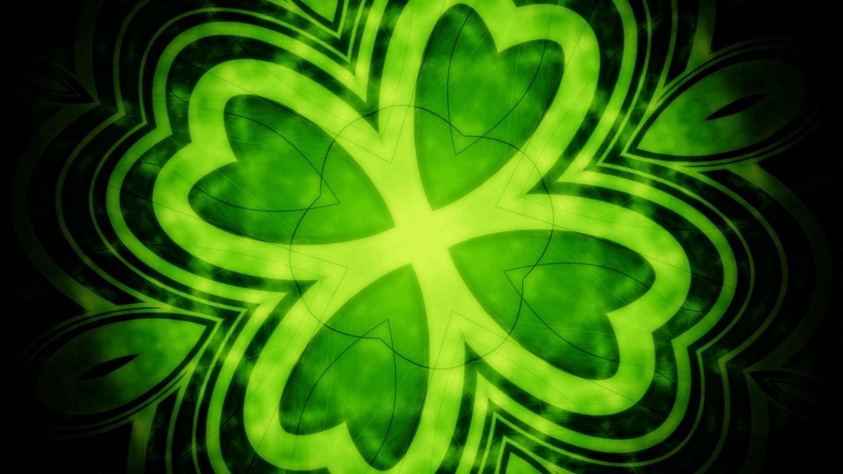 Клевер четырехлистный good luck