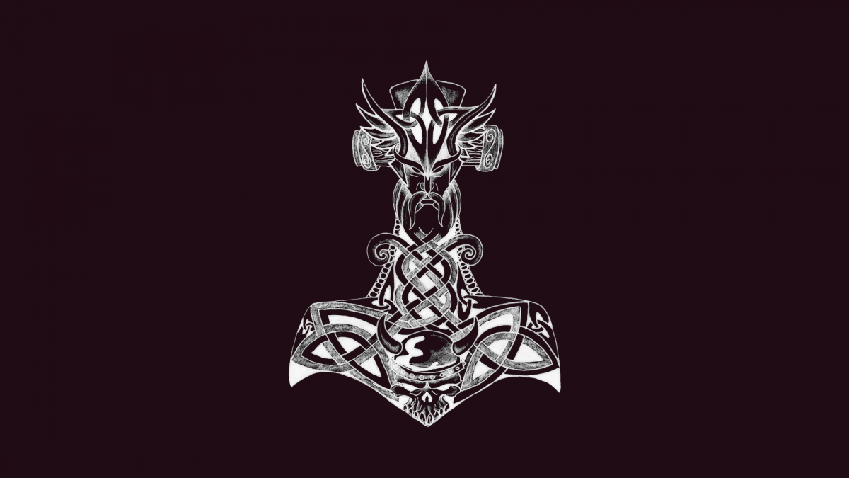 Тату Мьельнир Скандинавская мифология