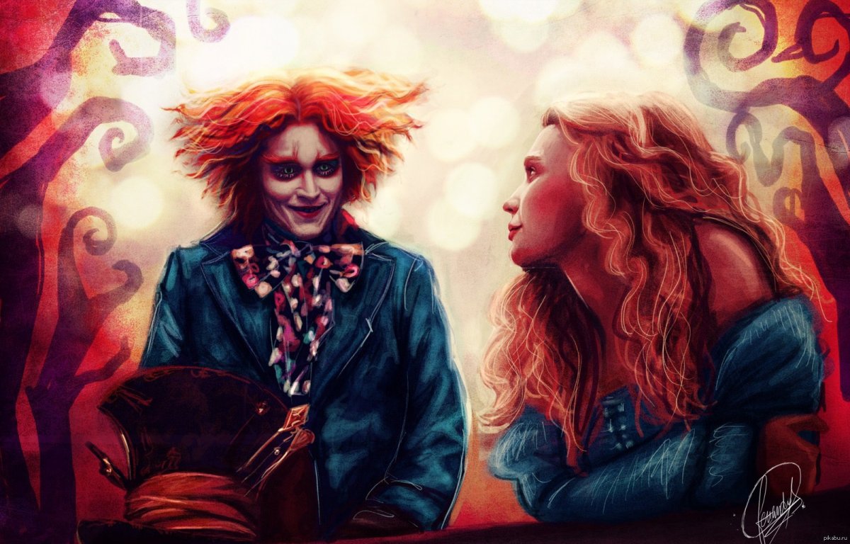 Безумный Шляпник тим Бертон