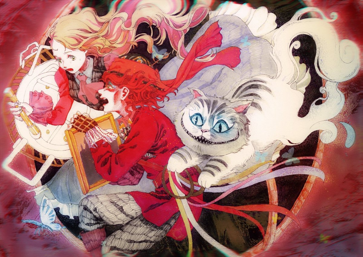 Алиса в стране чудес и Шляпник любовь