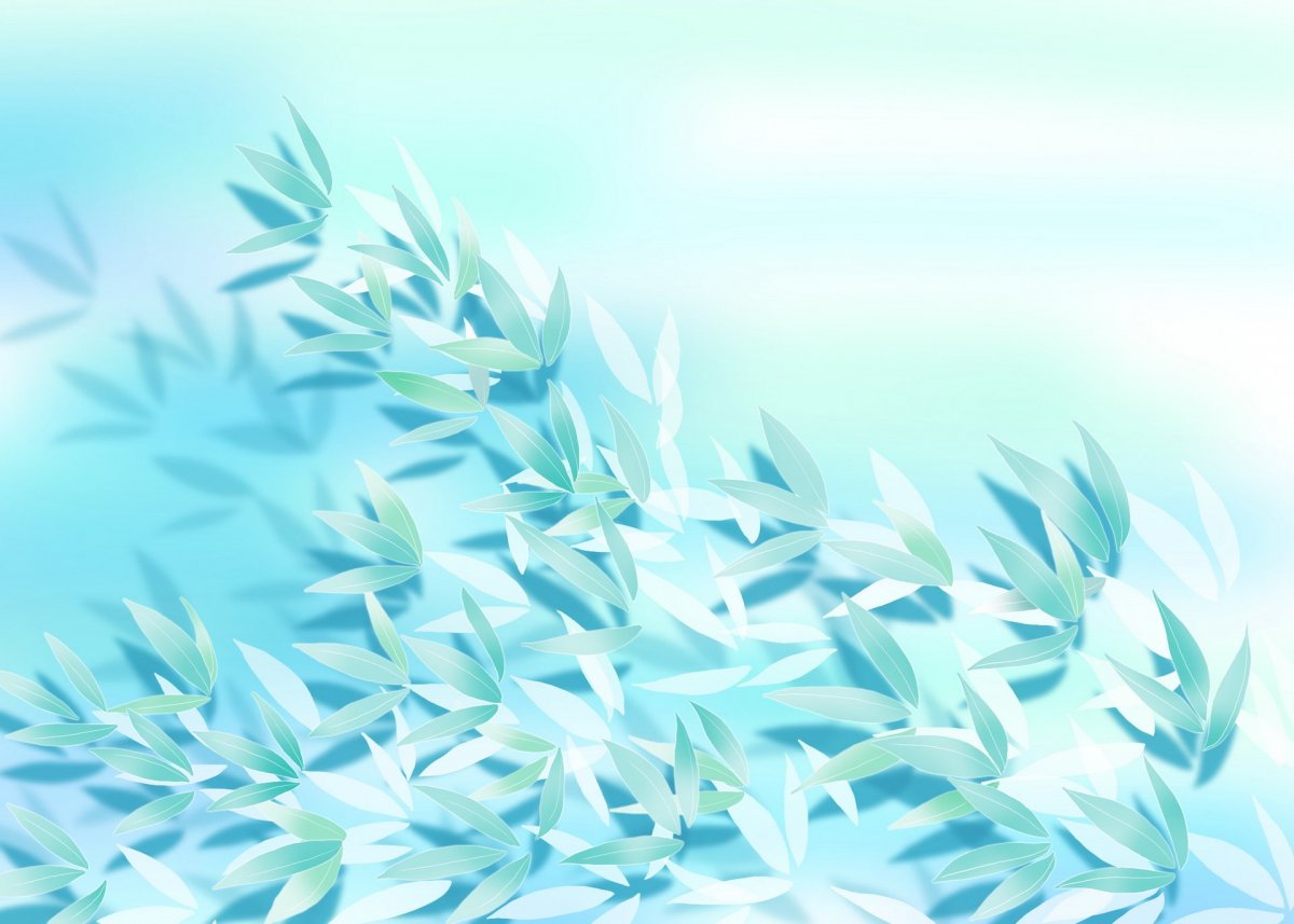 Фон бирюзовый растения