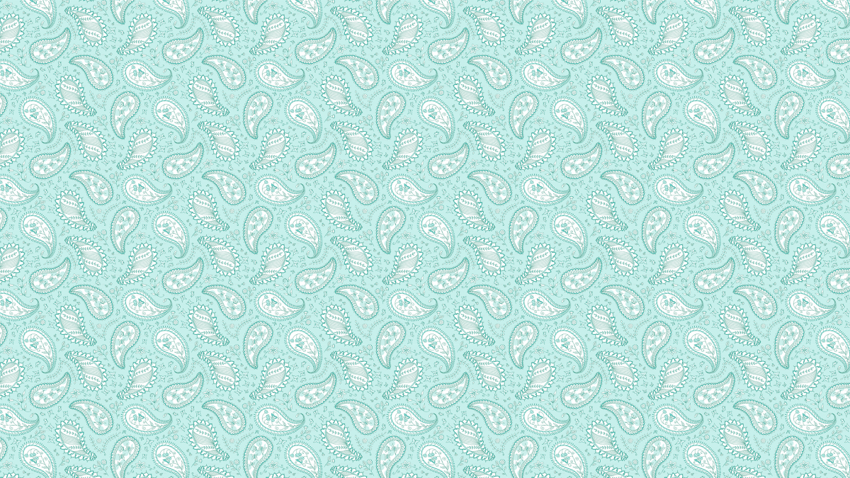 Бирюзовый фон с узором