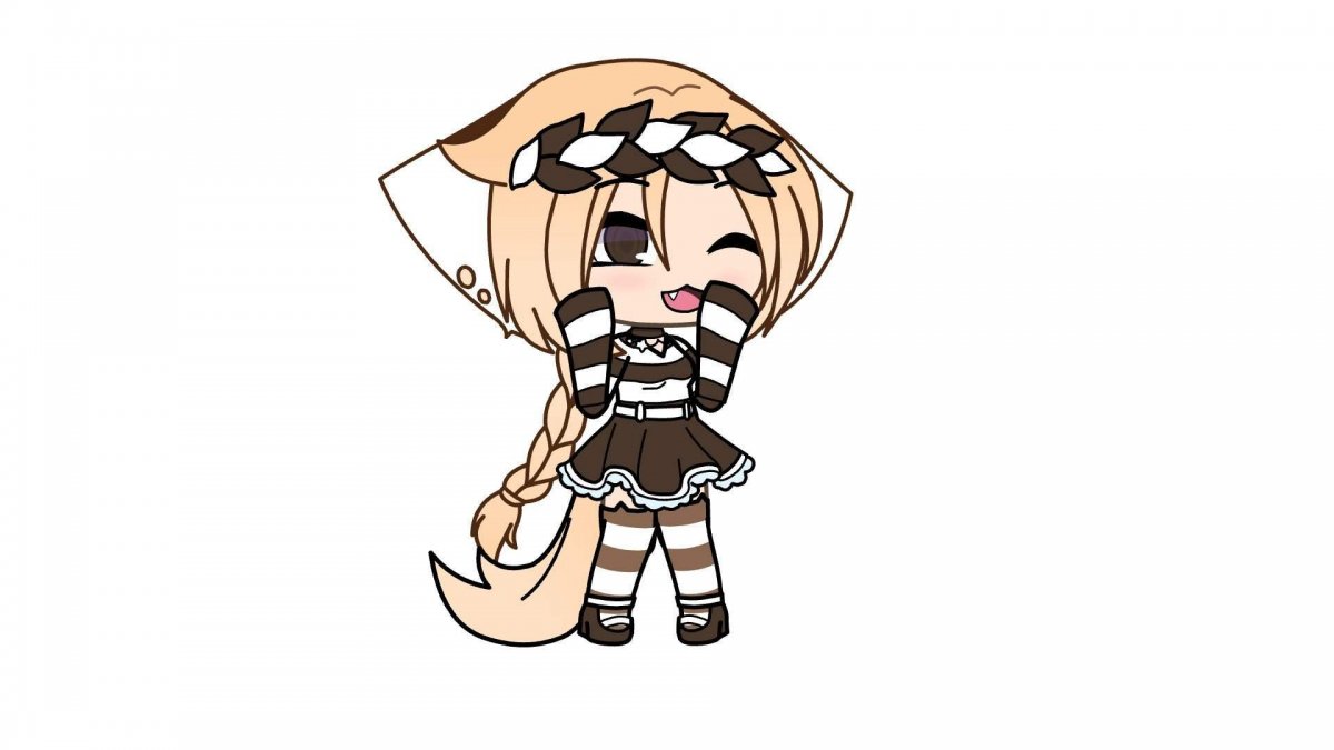 Гача лайф с фиолетовыми волосами