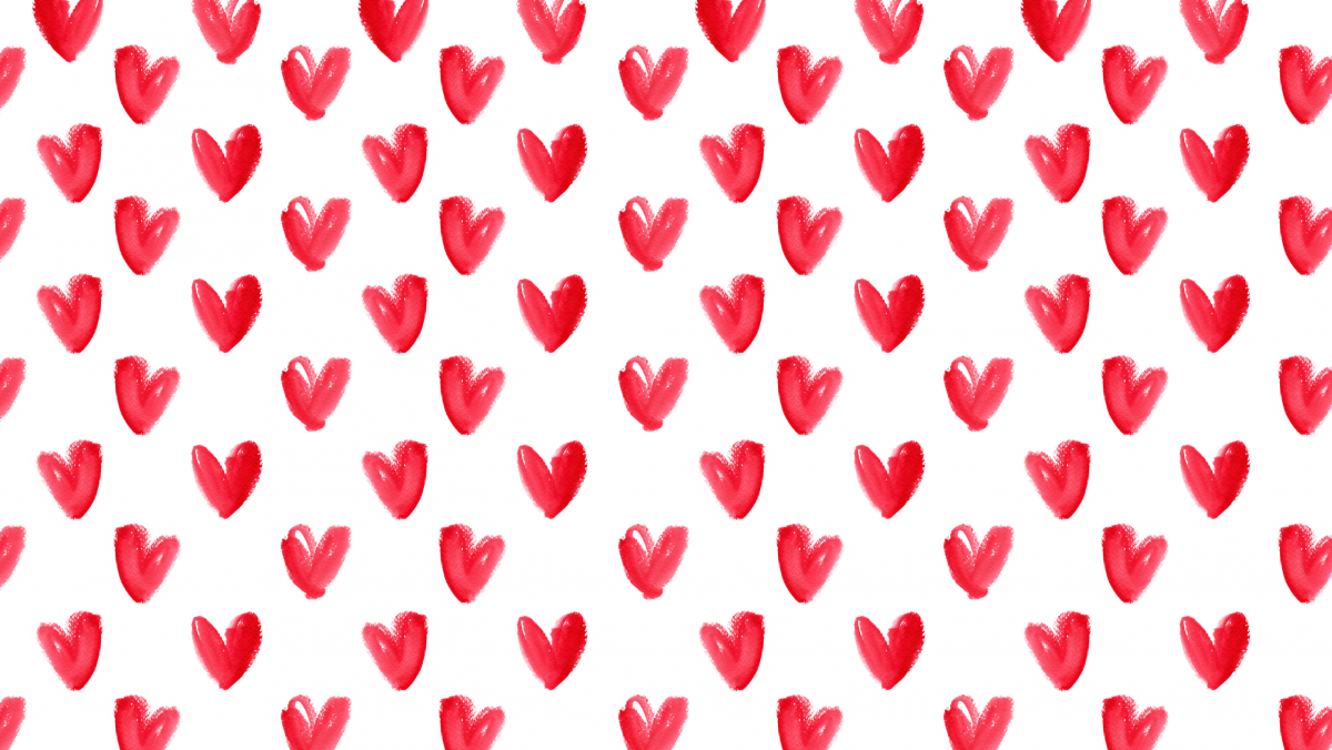 С красным сердцем