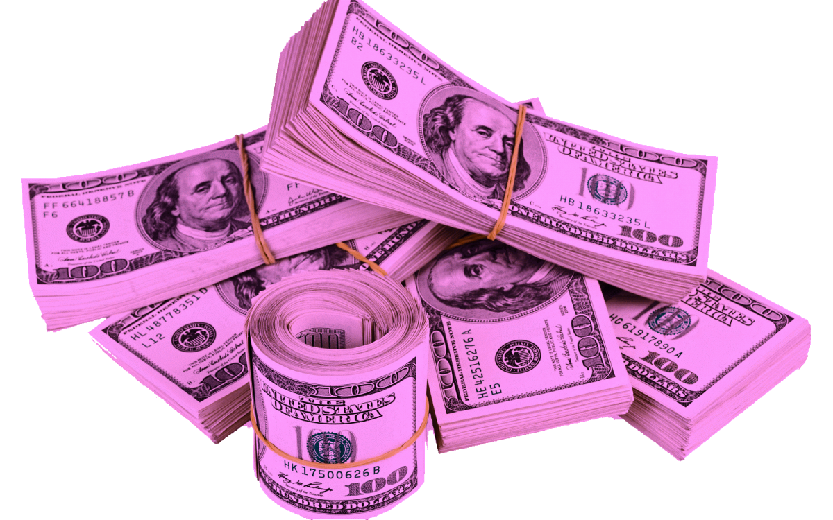 Розовые деньги