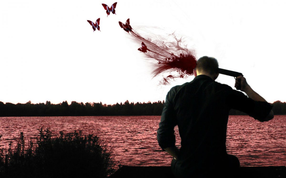 Минимализм арт человек