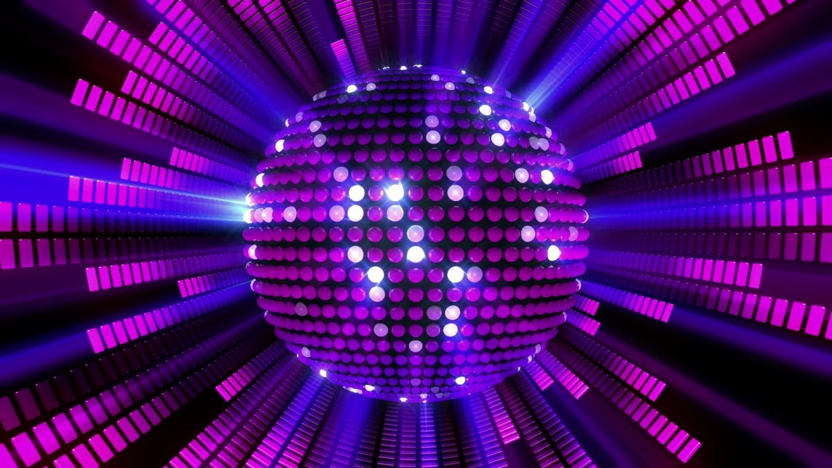 Дискотека ко Дню России фон