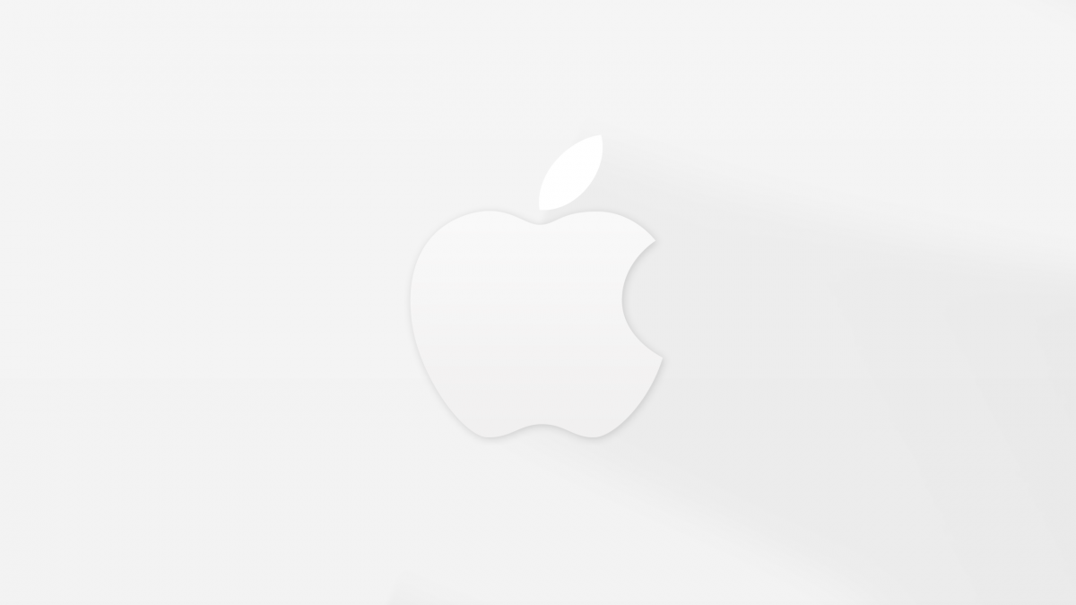 Логотип Apple белый