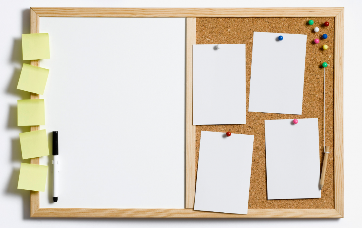 Доска из пробки для заметок