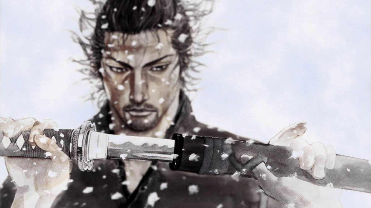 Мусаси Миямото стойка