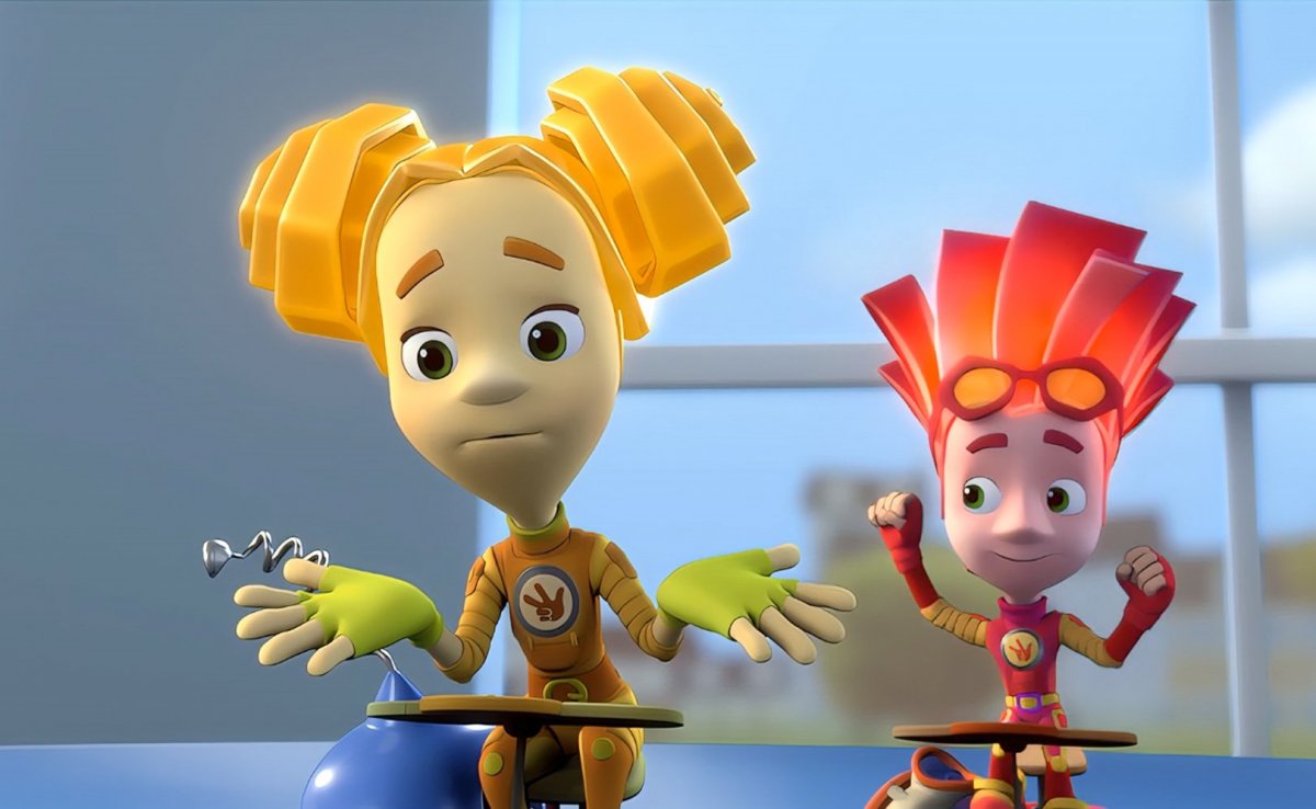 Фиксики Файер Игрек шпуля и Верта