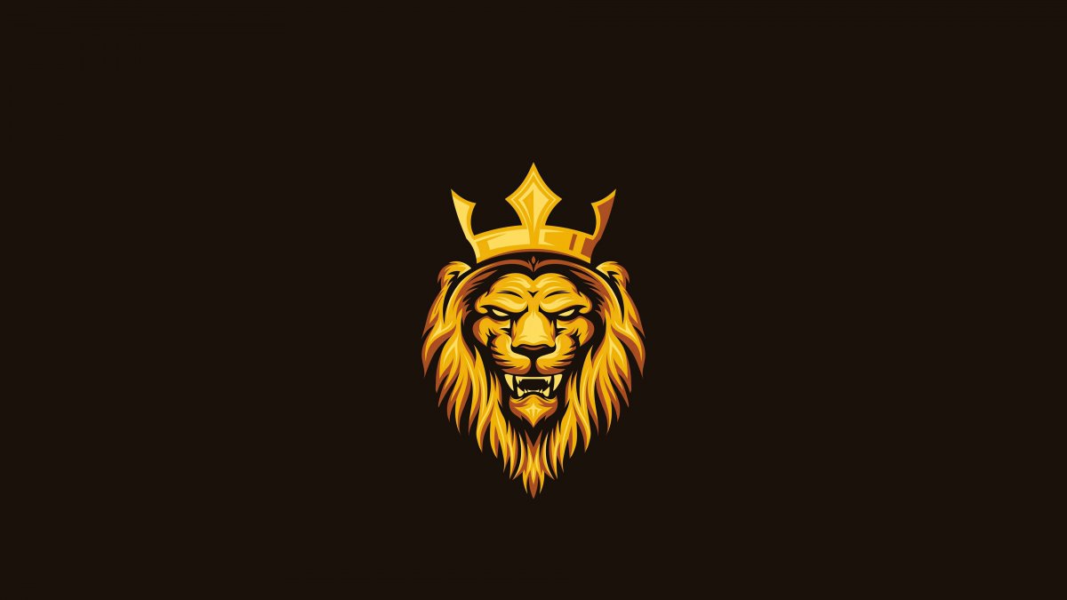 Обои львица с короной