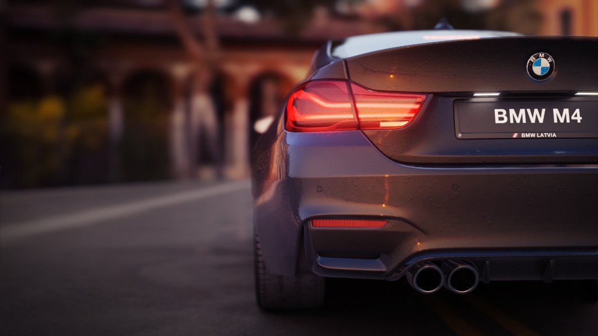 BMW m5 2020 Rear Light