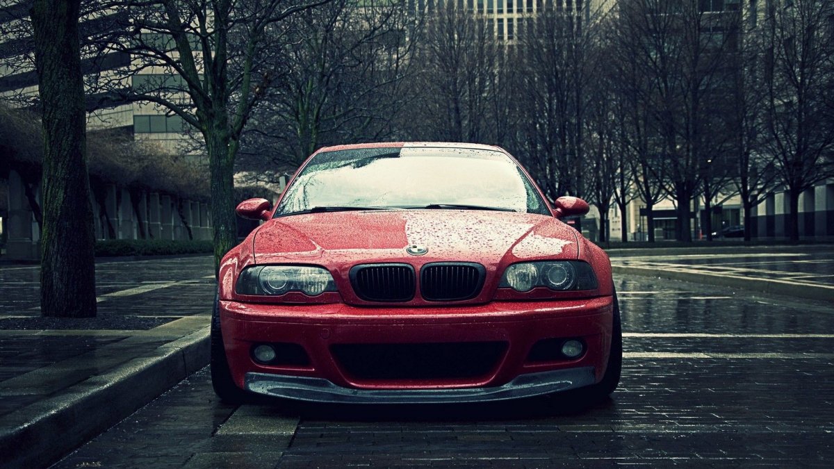 BMW m3 e46 красная