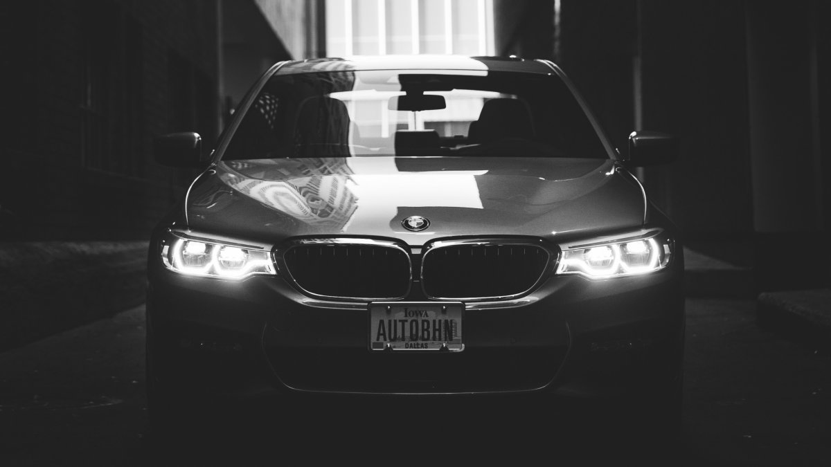 BMW e46 черная