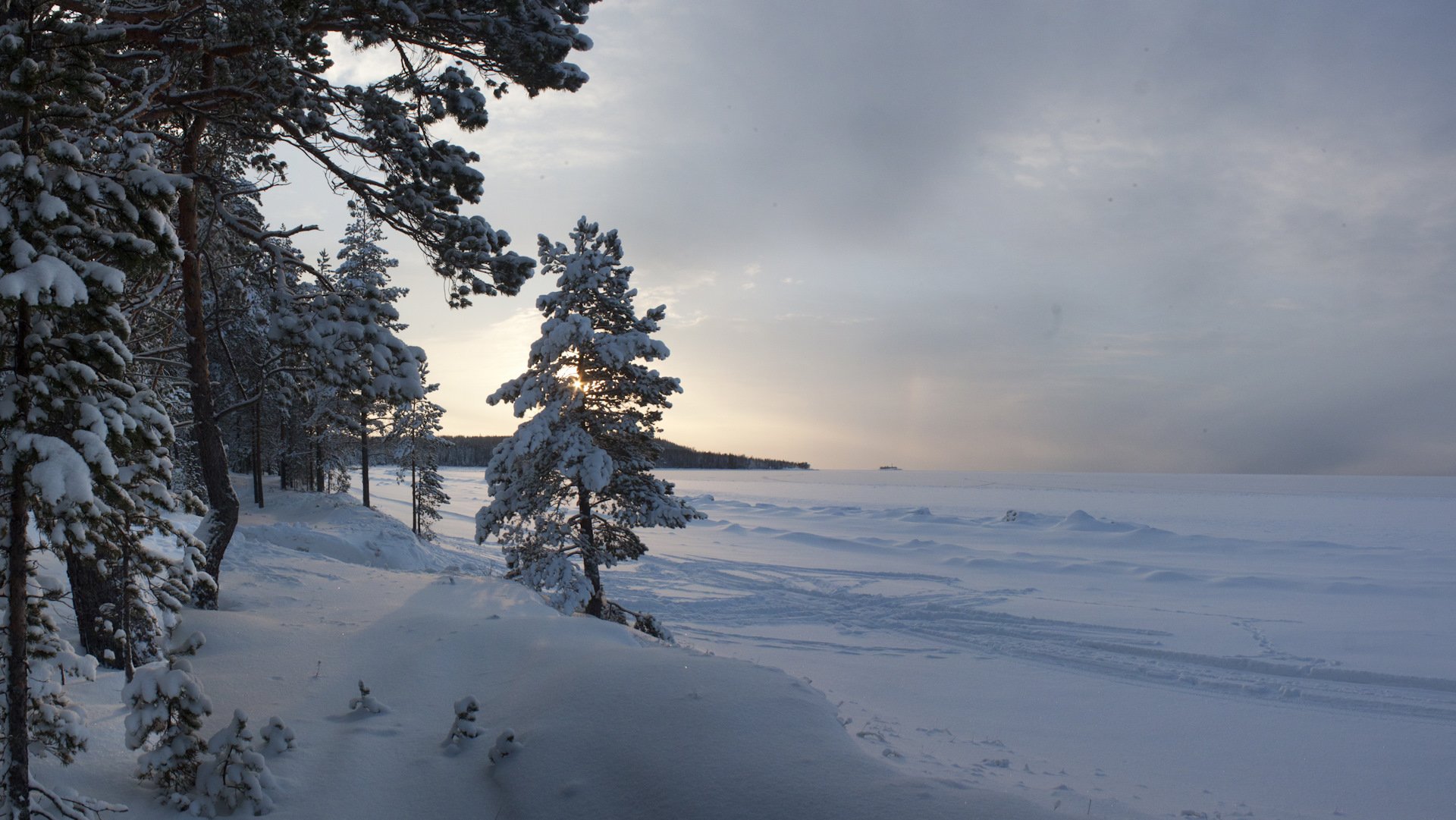 Чудское озеро зимой - 59 фото