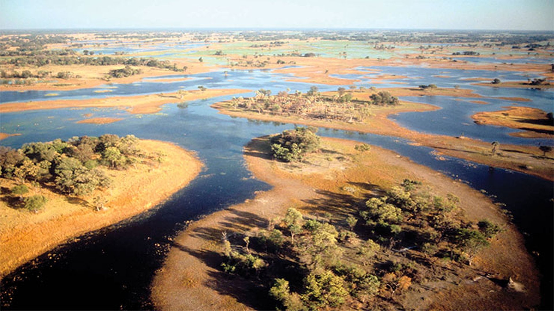 Озеро в африке 4. Дельта Окаванго Ботсвана. Дельта реки Окаванго.