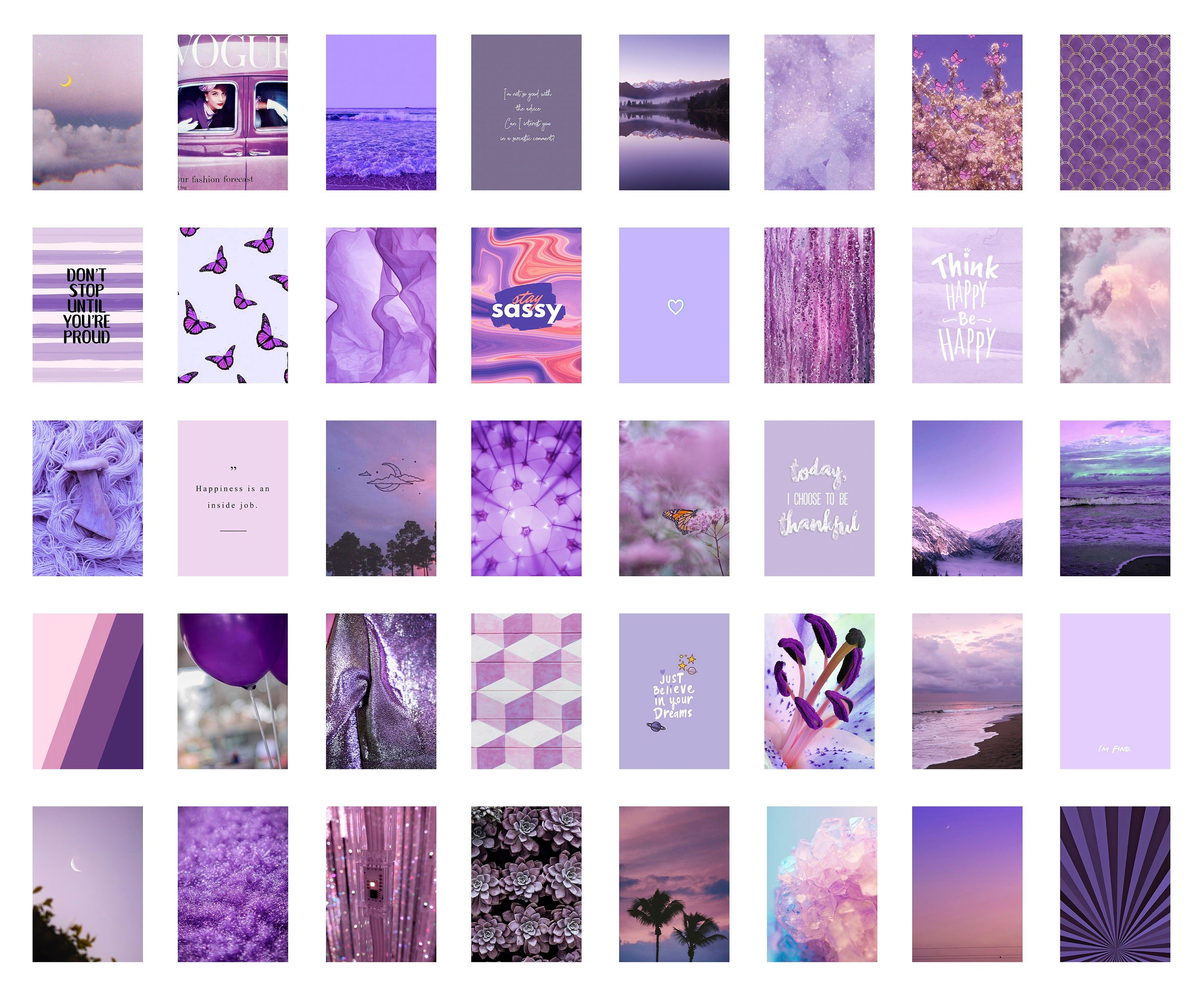 фиолетовые картинки из пинтереста