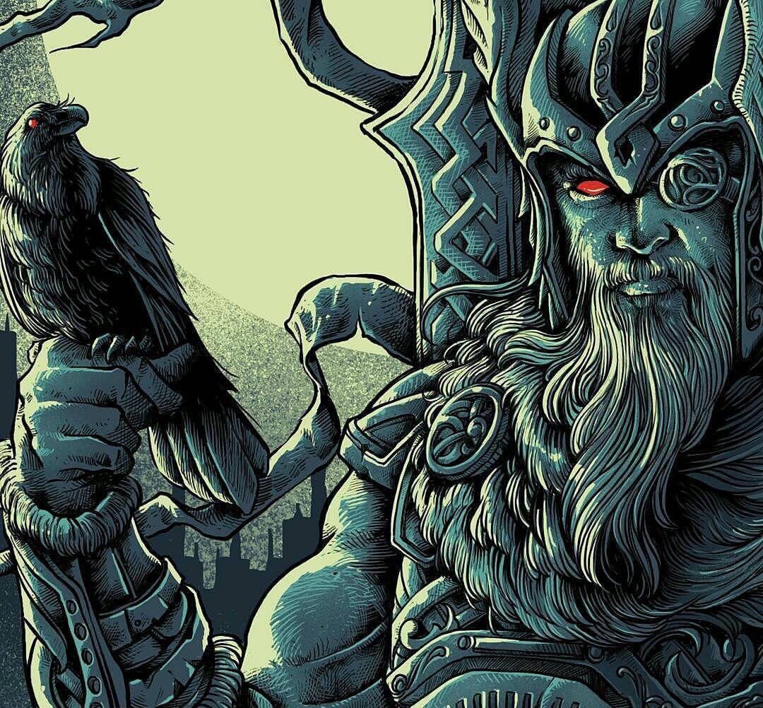 Odin. Скандинавская мифология Odin. Бог Скандинавии Вотан. Один Бог викингов и боги. Скандинавский Бог Хёнир.