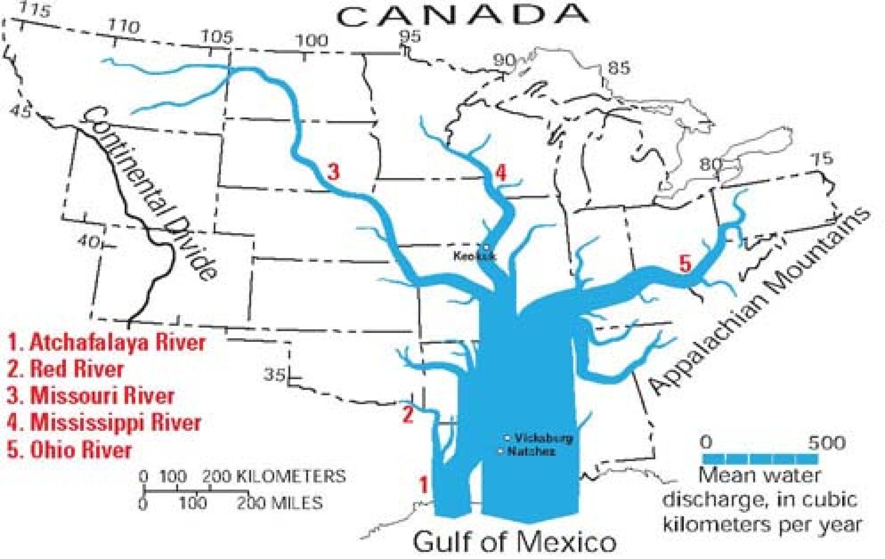 Река миссисипи течет в направлении. Реки Миссисипи и Миссури на карте Америки. Река Миссисипи и Миссури на карте. Река Миссури Исток и Устье на карте. Река Миссисипи на карте.