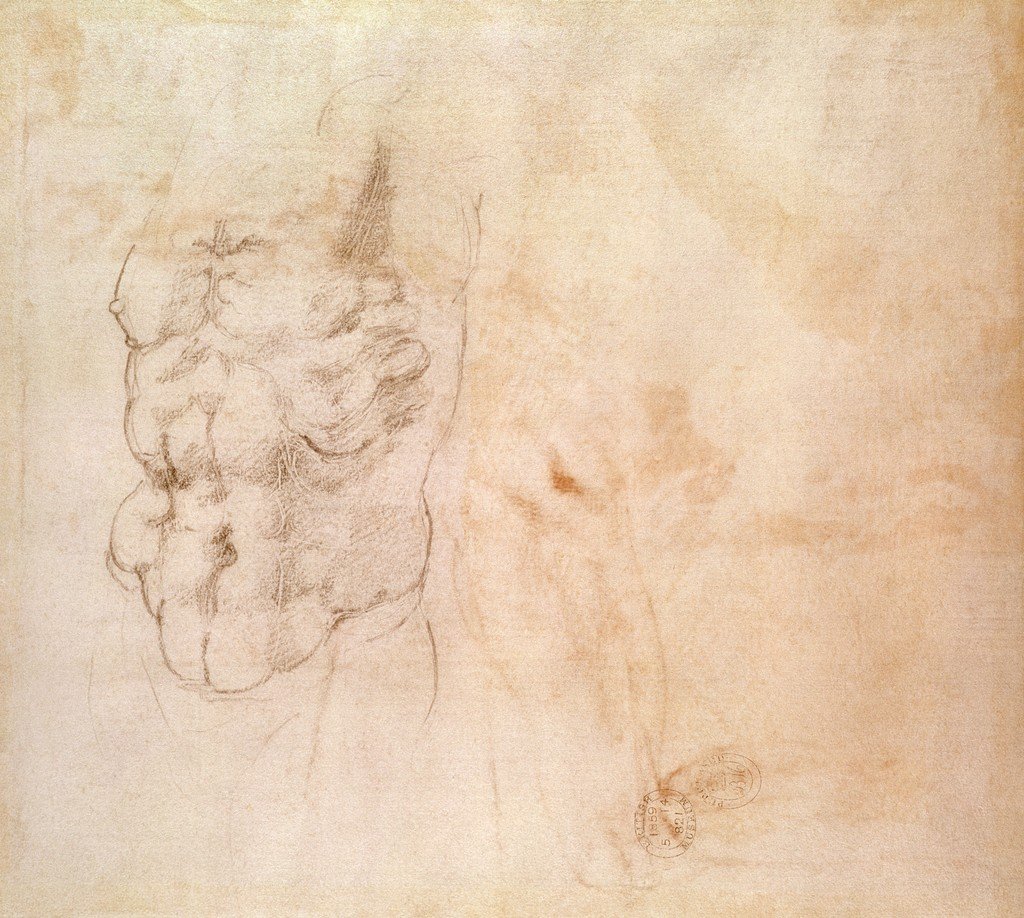 Постер рисунка Микеланджело