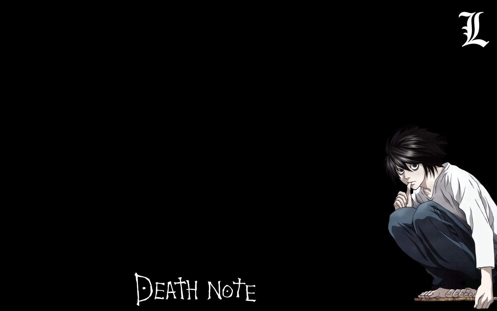 Лайт обои на телефон. L Death Note обои.