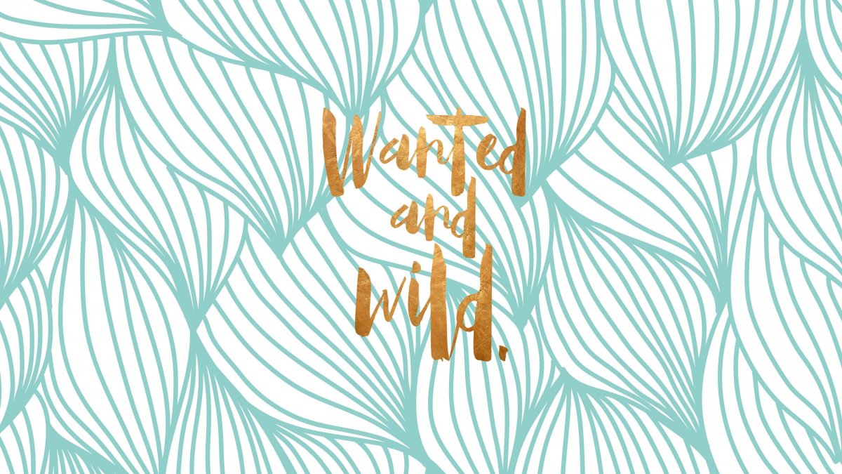 Синий фон с сердечками